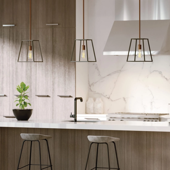 Lampa wisząca Fulton – 1 źródło światła HK-FULTON-P Elstead Lighting