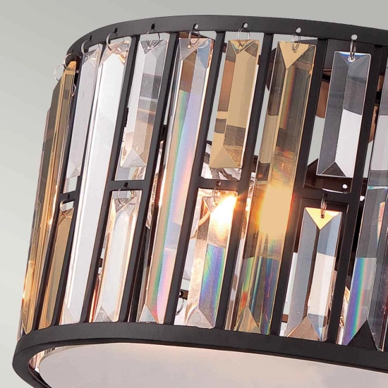 Plafon Gemma – 3 źródła światła – Vintage brąz HK-GEMMA-F-VBZ Elstead Lighting