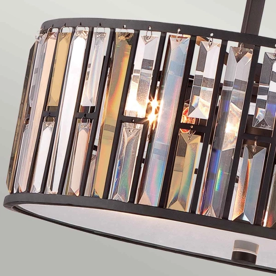 Lampa wisząca Gemma – 3 źródła światła – Vintage brąz HK-GEMMA-P-C-VBZ Elstead Lighting