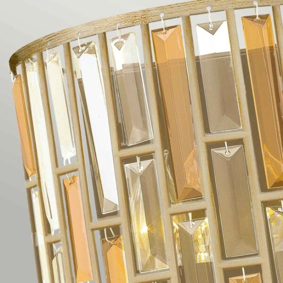 Kinkiet Gemma – 2 źródła światła – Płatki srebra HK-GEMMA2-A-SL Elstead Lighting