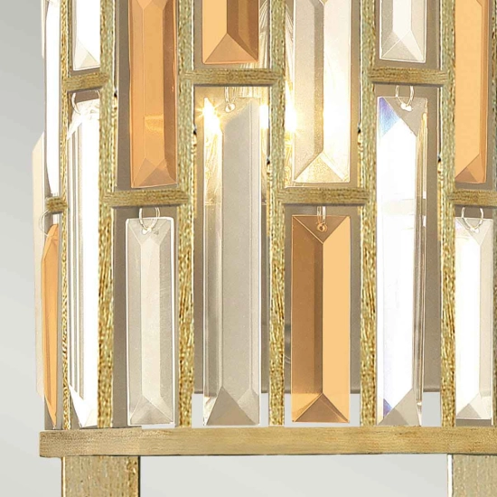 Kinkiet Gemma – 2 źródła światła – Płatki srebra HK-GEMMA2-B-SL Elstead Lighting