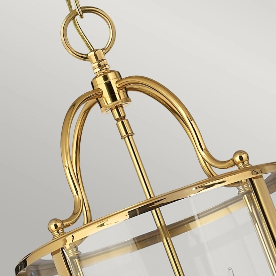 Lampa wisząca Gentry – 4 źródła światła – Polerowany mosiądz HK-GENTRY-P-M-PB Elstead Lighting