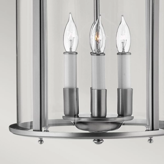 Lampa wisząca Gentry – 4 źródła światła – Pewter HK-GENTRY-P-M-PW Elstead Lighting