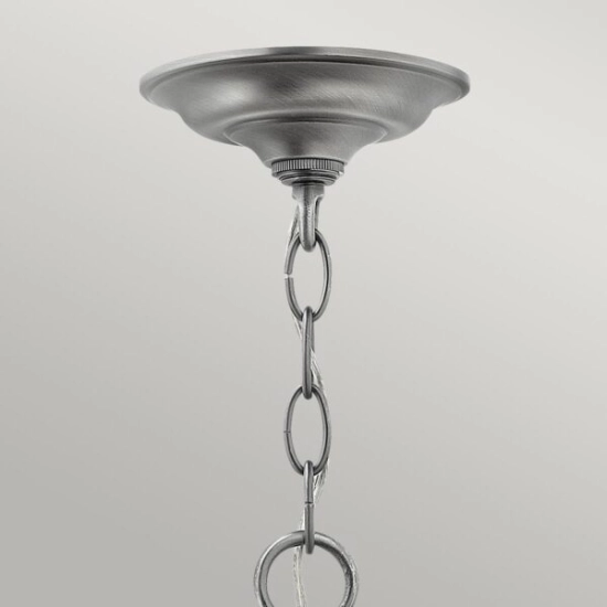 Mała lampa wisząca Gentry – 3 źródła światła – Pewter HK-GENTRY-P-S-PW Elstead Lighting