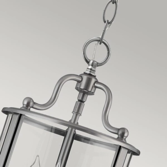 Mała lampa wisząca Gentry – 3 źródła światła – Pewter HK-GENTRY-P-S-PW Elstead Lighting
