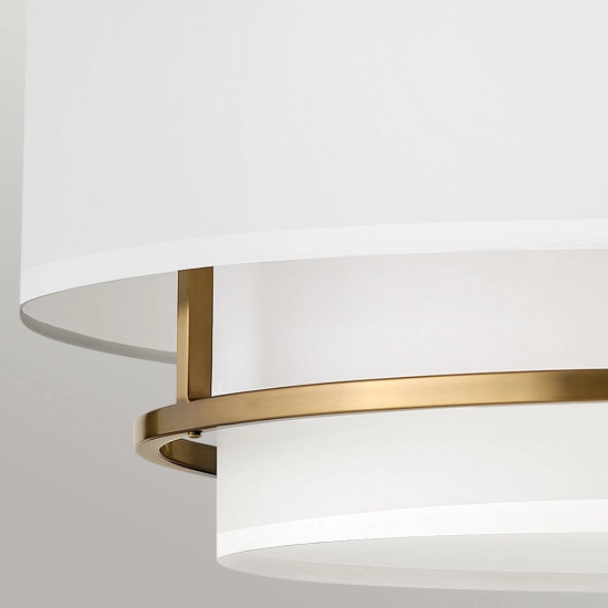 Lampa wisząca Graham – 4 źródła światła – Lakierowany mosiądz HK-GRAHAM-L-LCB Elstead Lighting