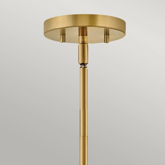 Lampa wisząca Graham – 4 źródła światła – Lakierowany mosiądz HK-GRAHAM-L-LCB Elstead Lighting