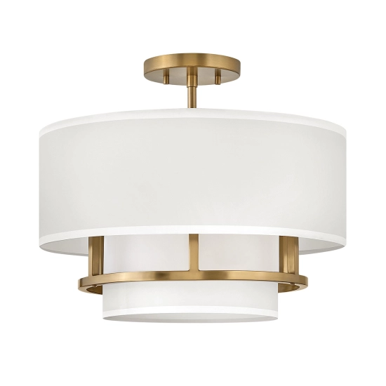 Lampa wisząca Graham – 3 źródła światła – Lakierowany mosiądz HK-GRAHAM-M-LCB Elstead Lighting