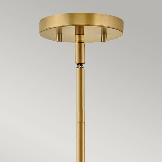 Lampa wisząca Graham – 3 źródła światła – Lakierowany mosiądz HK-GRAHAM-M-LCB Elstead Lighting