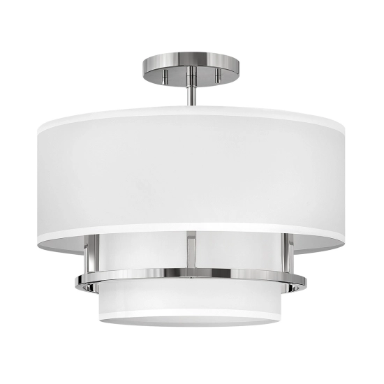 Lampa wisząca Graham – 3 źródła światła – Polerowany nikiel HK-GRAHAM-M-PN Elstead Lighting