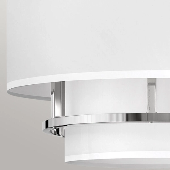 Lampa wisząca Graham – 3 źródła światła – Polerowany nikiel HK-GRAHAM-M-PN Elstead Lighting