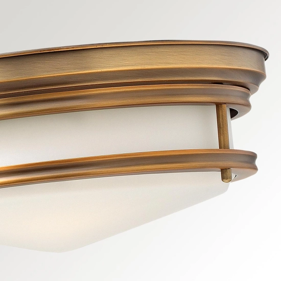 Plafon Hadley – 3 źródła światła – Szczotkowany brąz HK-HADLEY-F-BR Elstead Lighting