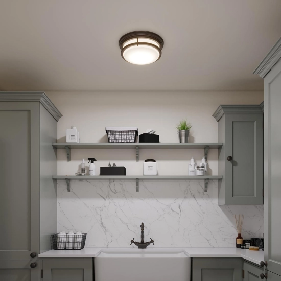 Plafon Hadley – 3 źródła światła – Olejowany brąz HK-HADLEY-F-OZ Elstead Lighting