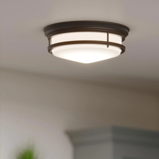 Plafon Hadley – 3 źródła światła – Olejowany brąz HK-HADLEY-F-OZ Elstead Lighting