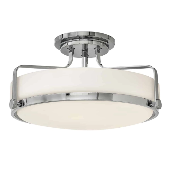 kinkiecik.pl Półplafon Harper – 3 źródła światła – Polerowany chrom HK-HARPER-SFM-CM Elstead Lighting