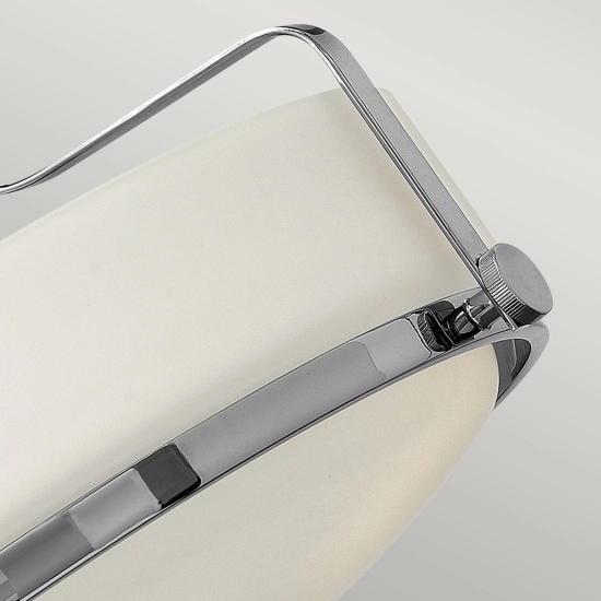 Mały półplafon Harper – 3 źródła światła – Polerowany chrom HK-HARPER-SFS-CM Elstead Lighting