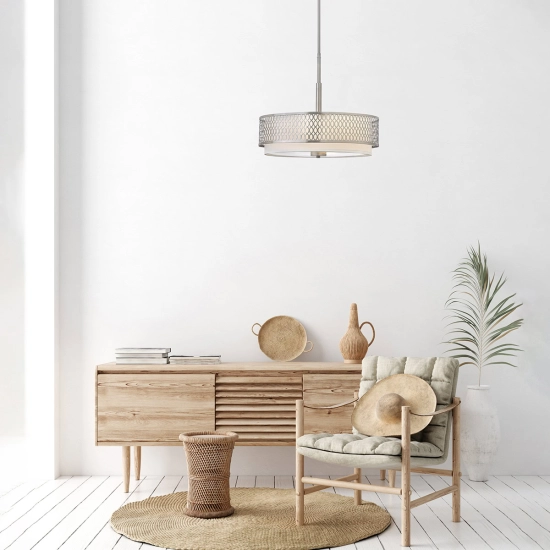 Lampa wisząca / Półplafon Jules – 3 źródła światła HK-JULES-3P-BN Elstead Lighting