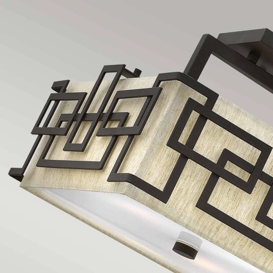 Półplafon Lanza – 3 źródła światła – Olejowany brąz HK-LANZA-SF Elstead Lighting