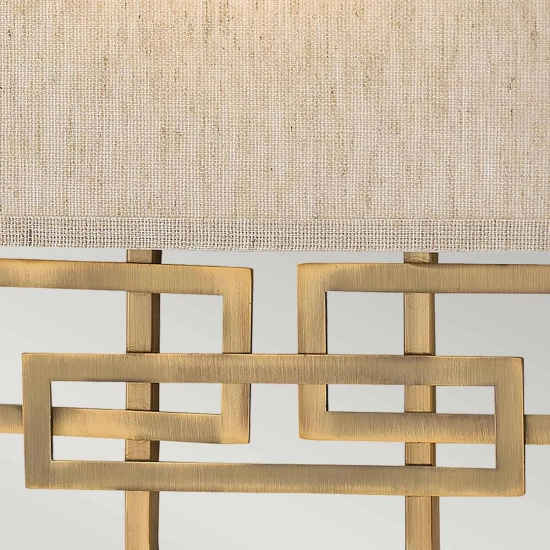 Kinkiet Lanza – 2 źródła światła – Szczotkowany brąz HK-LANZA2-BR Elstead Lighting