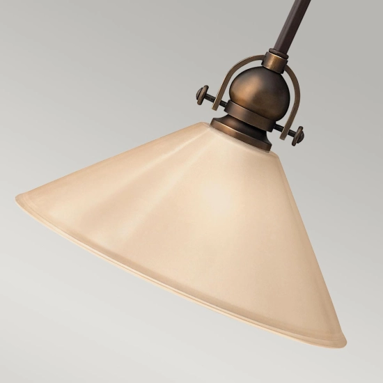 Mała lampa wisząca Mayflower – 1 źródło światła HK-MAYFLOWER-P-B Elstead Lighting