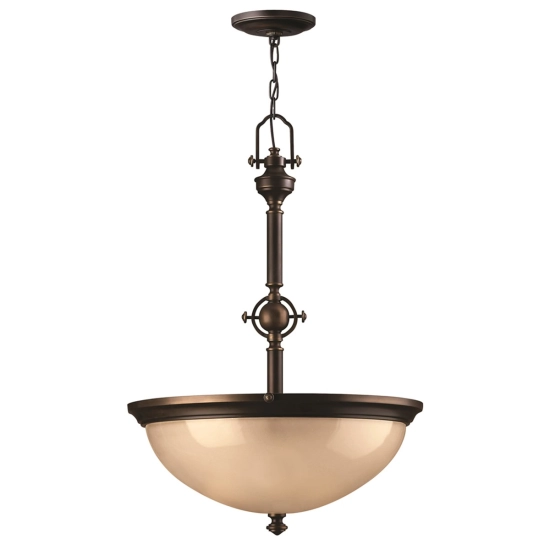 Lampa wisząca Mayflower – 3 źródła światła HK-MAYFLOWER-P-C Elstead Lighting