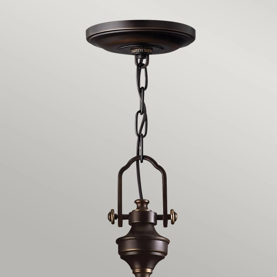 Lampa wisząca Mayflower – 3 źródła światła HK-MAYFLOWER-P-C Elstead Lighting