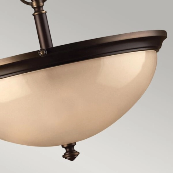 Lampa wisząca Mayflower – 3 źródła światła HK-MAYFLOWER-P-C Elstead Lighting