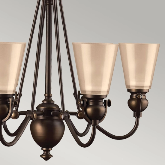 Żyrandol Mayflower – 6 źródeł światła HK-MAYFLOWER6 Elstead Lighting