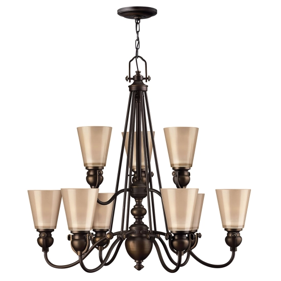Lampa wisząca Mayflower – 9 źródeł światła HK-MAYFLOWER9 Elstead Lighting