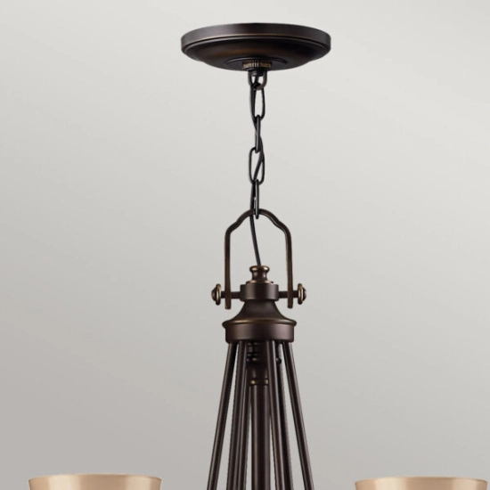 Lampa wisząca Mayflower – 9 źródeł światła HK-MAYFLOWER9 Elstead Lighting