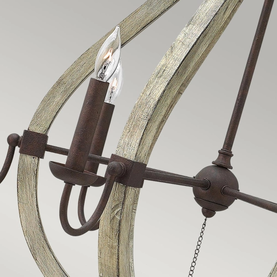 Żyrandol Middlefield – 6 źródeł światła HK-MIDDLEFIELD6 Elstead Lighting