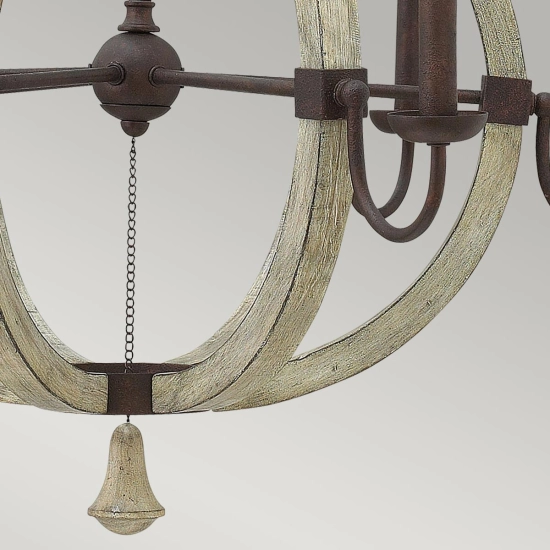 Żyrandol Middlefield – 6 źródeł światła HK-MIDDLEFIELD6 Elstead Lighting