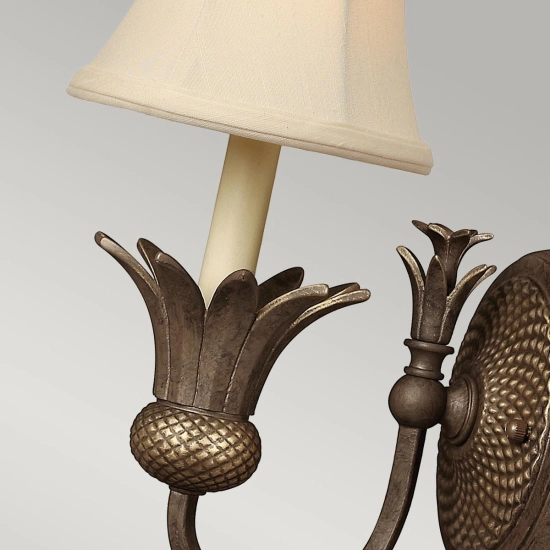 Kinkiet Plantation – 1 źródło światła – Perłowy brąz HK-PLANT1-PZ Elstead Lighting