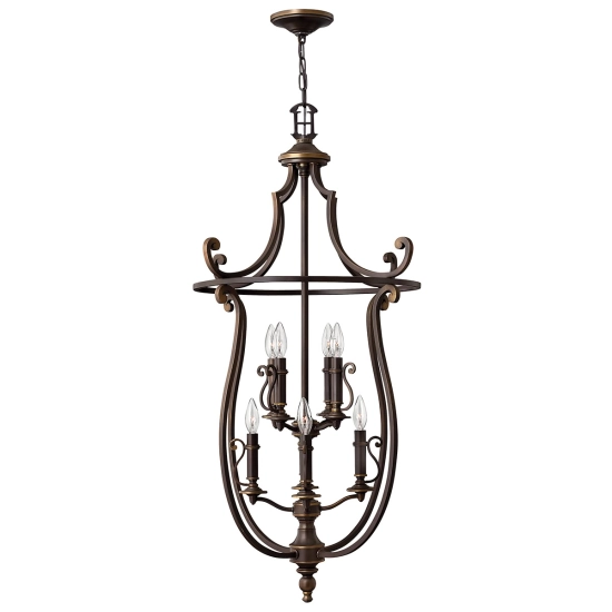 Lampa wisząca Plymouth – 8 źródeł światła HK-PLYMOUTH8-P Elstead Lighting