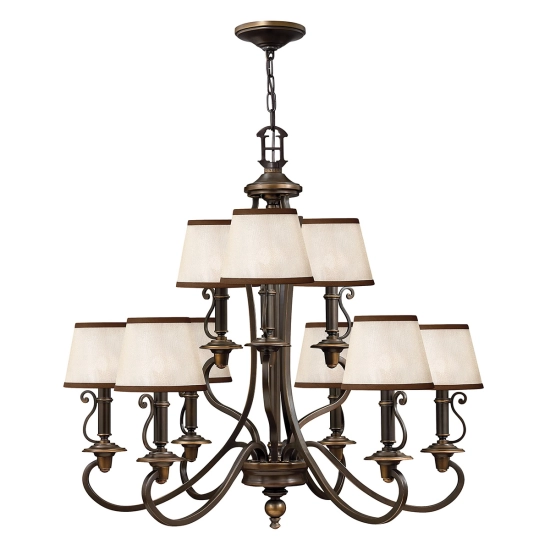 Lampa wisząca Plymouth – 9 źródeł światła HK-PLYMOUTH9 Elstead Lighting