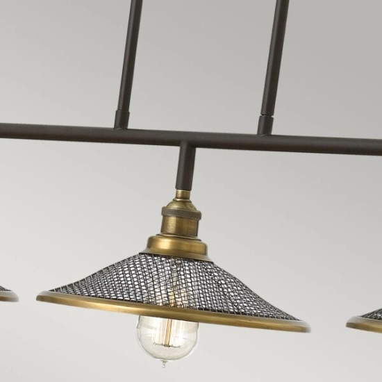 Podłużna lampa wisząca Rigby – 3 źródła światła HK-RIGBY-ISLE-KZ Elstead Lighting