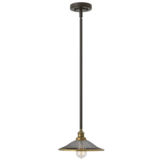 kinkiecik.pl Lampa wisząca Rigby – 1 źródło światła HK-RIGBY-P-KZ Elstead Lighting