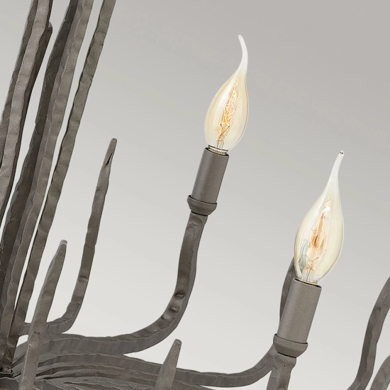 Żyrandol Spyre – 6 źródeł światła – Metaliczny matowy brąz HK-SPYRE6C-MMB Elstead Lighting