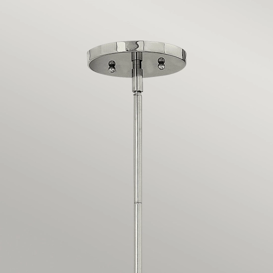 Mała lampa wisząca Zelda – 1 źródło światła – Polerowany nikiel HK-ZELDA-P-A-PN Elstead Lighting