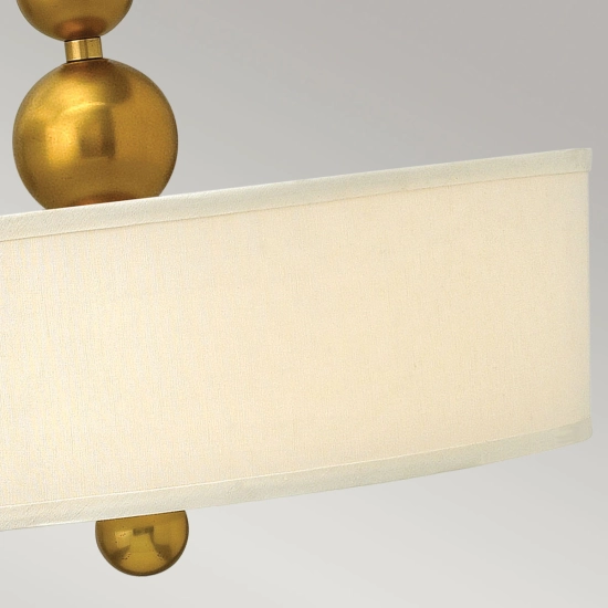 Lampa wisząca Zelda – 3 źródła światła – Vintage mosiądz HK-ZELDA-P-B-VS Elstead Lighting