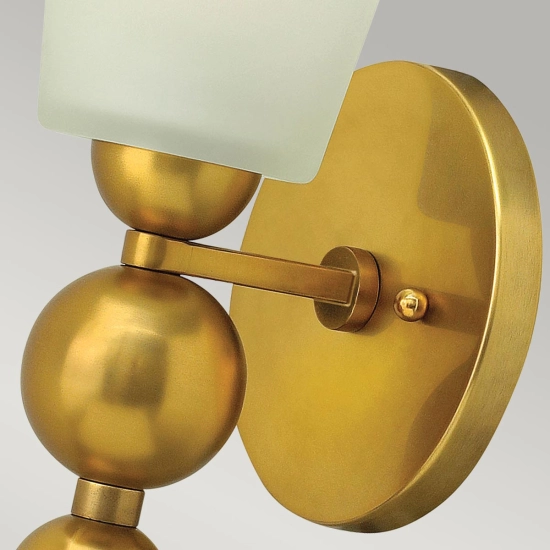 Kinkiet Zelda – 1 źródło światła – Vintage mosiądz HK-ZELDA1-VS Elstead Lighting