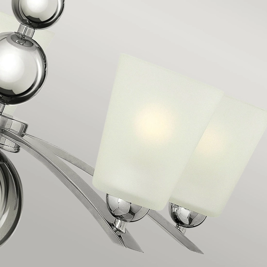 Żyrandol Zelda – 5 źródeł światła – Polerowany nikiel HK-ZELDA5-PN Elstead Lighting