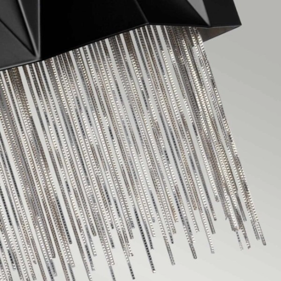 Kinkiet Zuma – 3 źródła światła – Satynowa czerń / Srebrny HK-ZUMA-3W-SBS Elstead Lighting