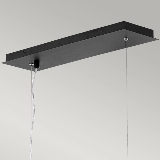 Lampa wisząca Zuma – 6 źródeł światła – Satynowa czerń / Złoty HK-ZUMA-ISLE-SBG Elstead Lighting