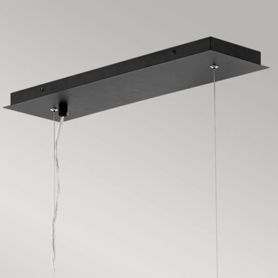 Lampa wisząca Zuma – 6 źródeł światła – Satynowa czerń / Srebrny HK-ZUMA-ISLE-SBS Elstead Lighting