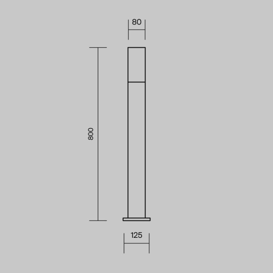 Lampa stojąca Landscape Lighting Willis O418FL-01GR1 Maytoni - zdjęcie dodatkowe 5