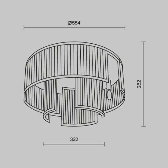 Lampa sufitowa Frame MOD174CL-06G Maytoni - zdjęcie dodatkowe 9