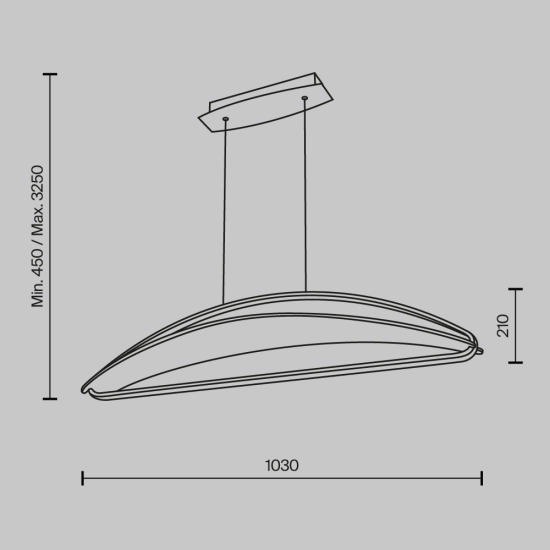 Lampa wisząca Breeze MOD281PL-L34BS3K Maytoni - zdjęcie dodatkowe 5
