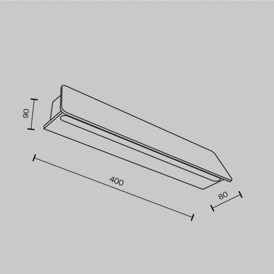 Lampa ścienna (kinkiet) Trupp O429WL-L10GF3K Maytoni - zdjęcie dodatkowe 4