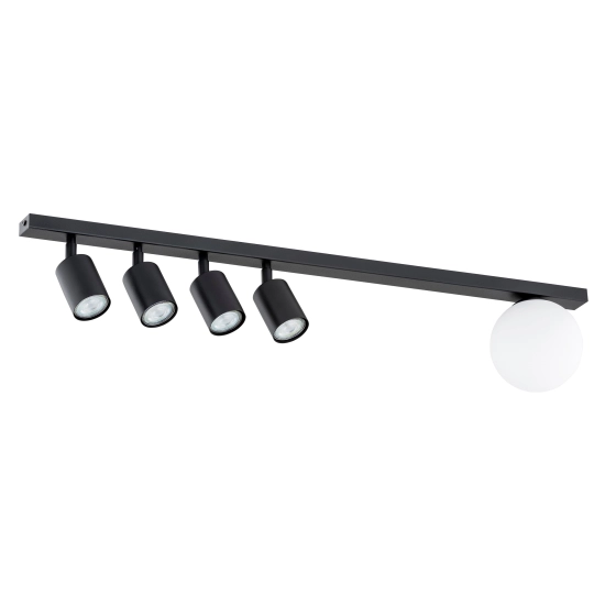 Lampa sufitowa BASTER 5 BLACK 1314/5 EMIBIG Lighting - zdjęcie produktu
